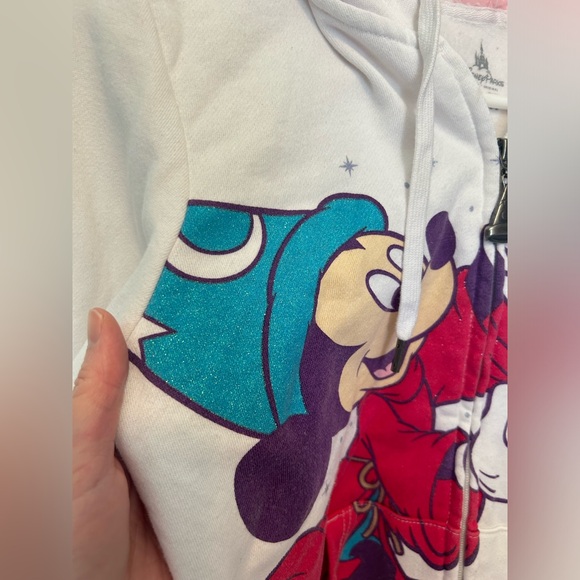 Disney Mickey Mouse Fantasia white sweatshirt 2016 - Picture 12 of 14